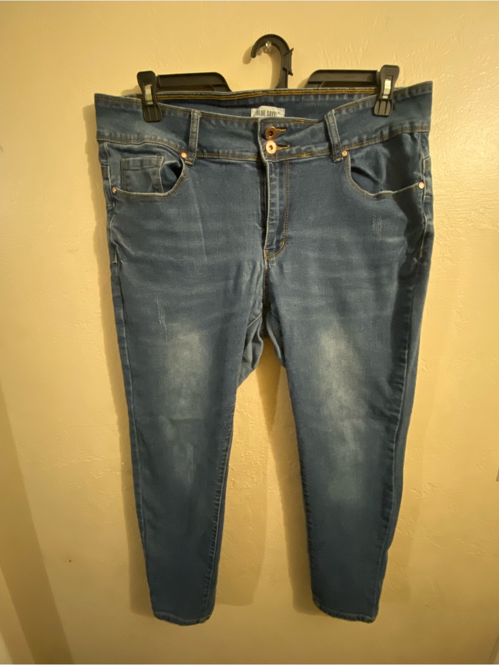 Blue Savvy classic Midwash Women’s  skinny Jeans 18w